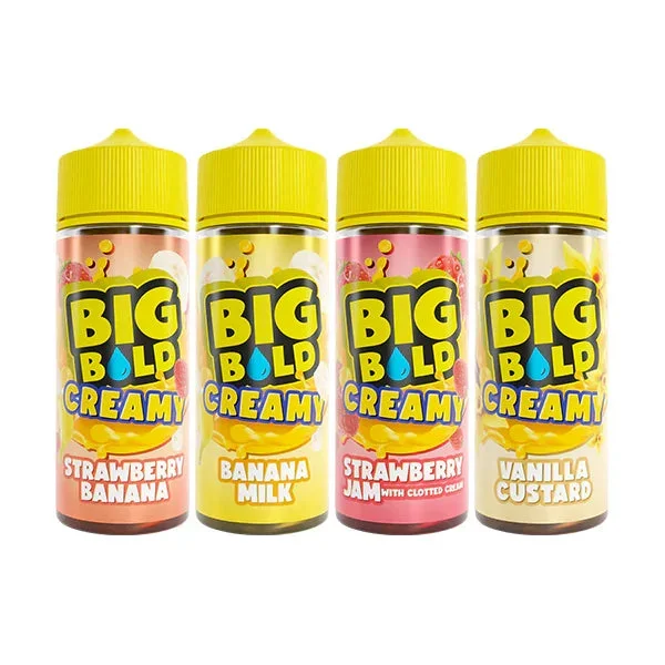 0mg Big Bold Creamy Series 100ml Shortfill (70VG/30PG)