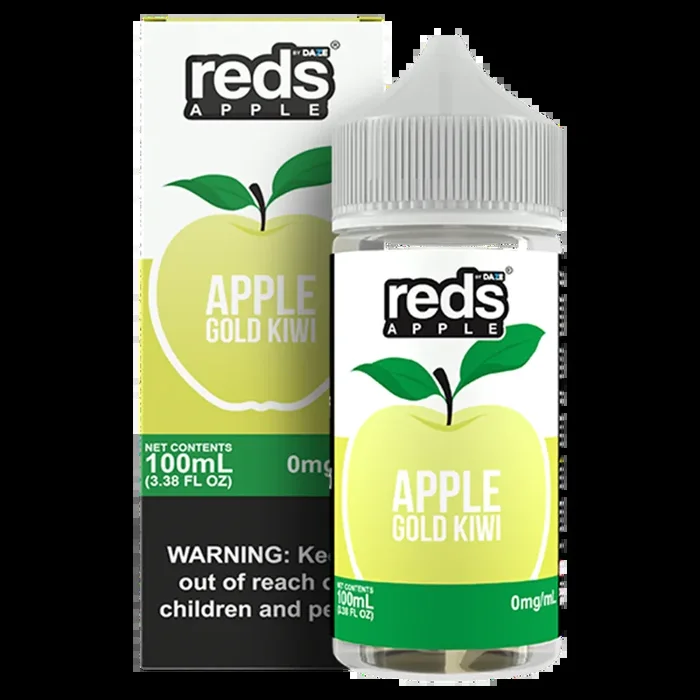 100ML | Apple Gold Kiwi by 7Daze Reds Apple