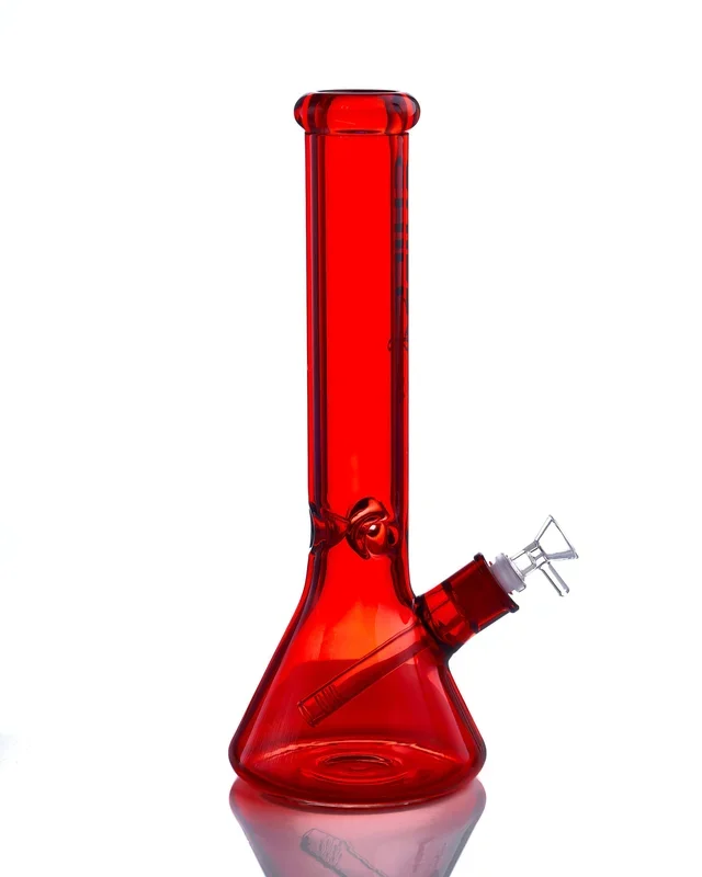 14” Red Beaker Bong – Chill Glass