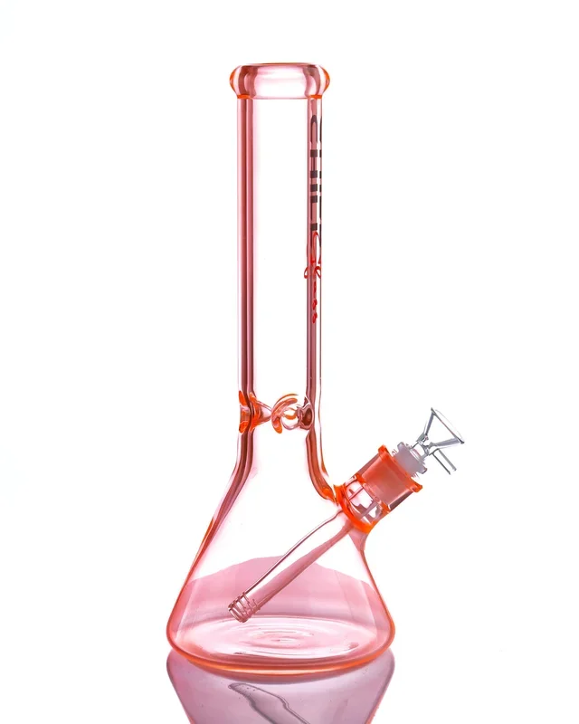 14” UV Orange Beaker Bong – Chill Glass