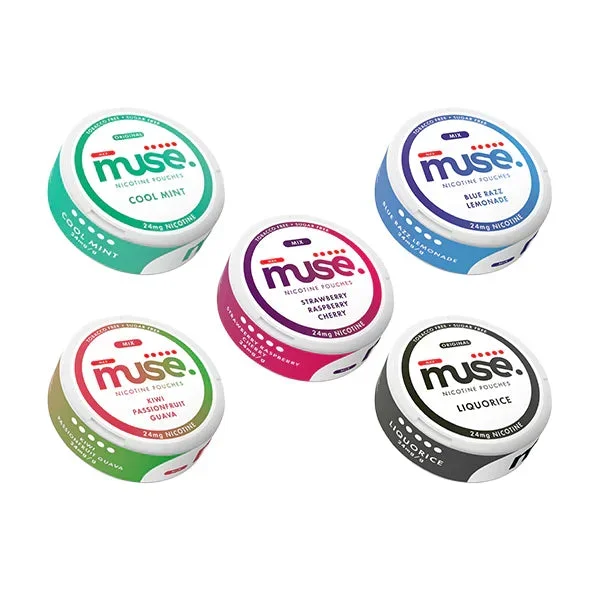 24mg Muse Nicotine Pouches (UK Made) – 20 Pouches