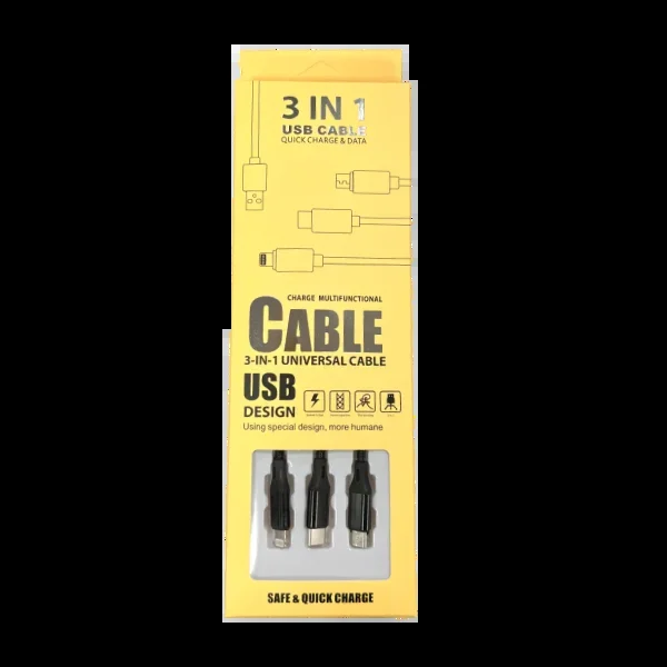 3-in-1 USB Cable