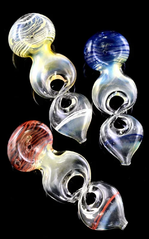 4.5″ Figure 8 Glass Hand Pipe