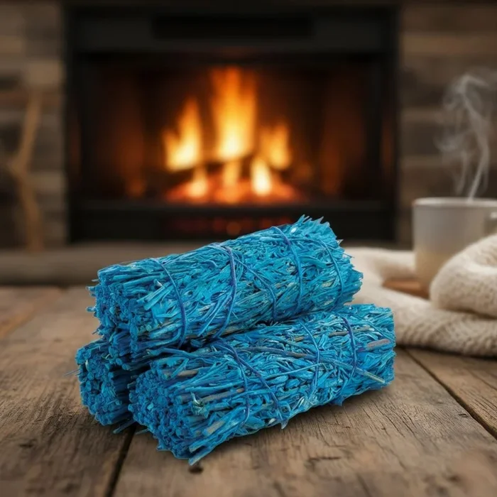 4″ Nag Champa Infused White Sage Smudge Stick