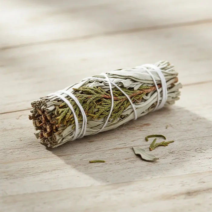 4″ White Sage & Juniper Smudge Stick