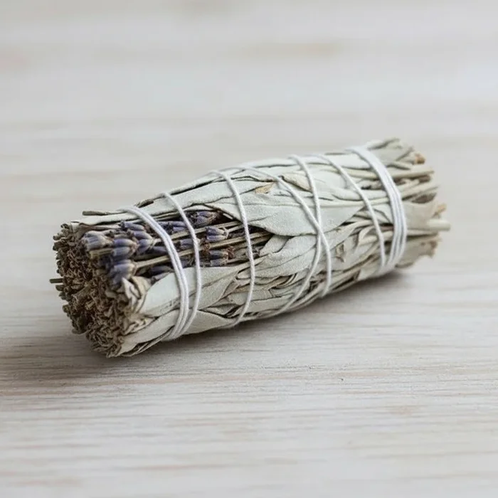 4″ White Sage & Lavender Smudge Stick