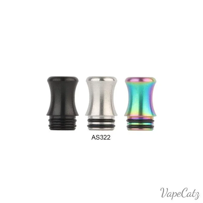 510 Stubby Slim Vase Metal Drip Tip or Mouthpiece F11
