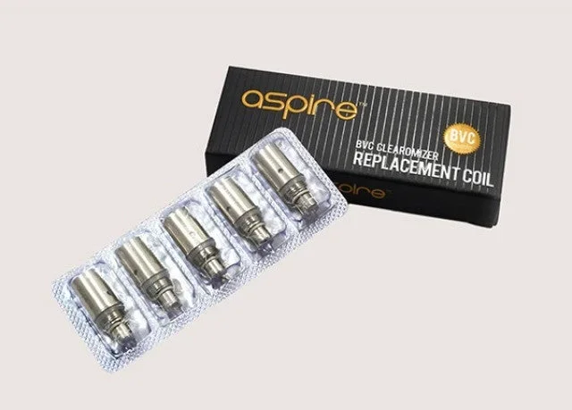 5x Aspire BVC clearomizer coils