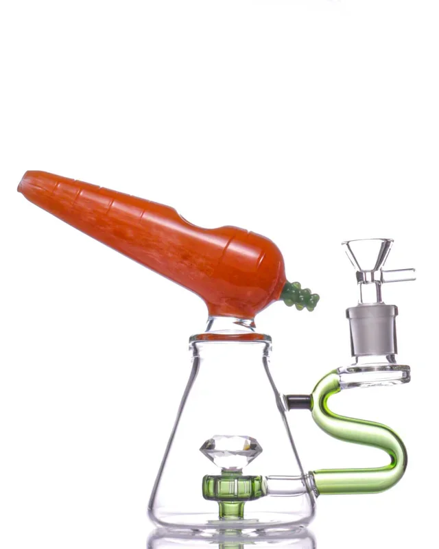 6” Carrot Bong Rig w/ Banger