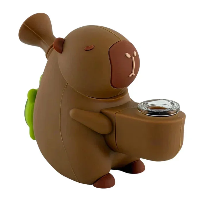 6″ Capybara Silicone Water Pipe