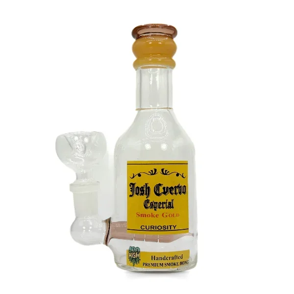 6″ Whiskey Bottle Water Pipe –