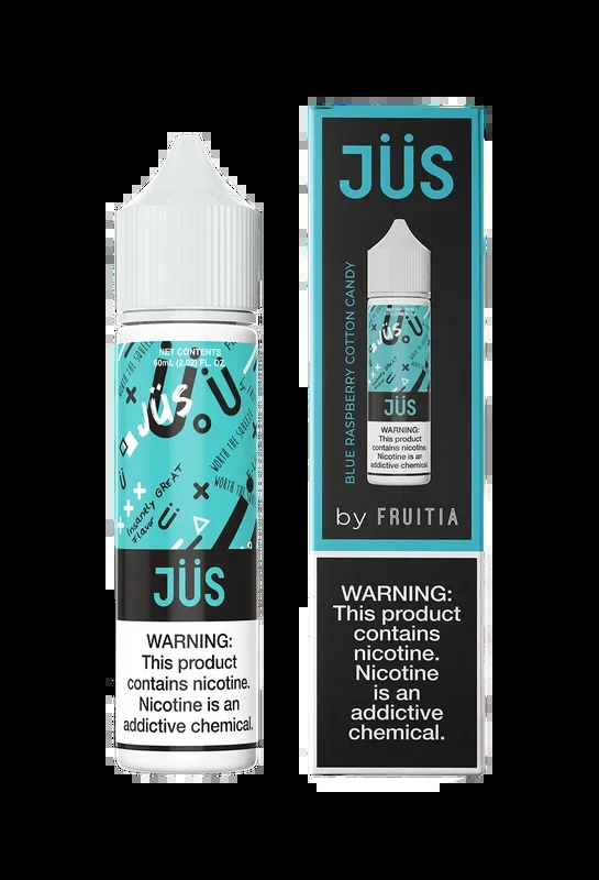 60ML | Blue Raspberry Cotton Candy by JÜS