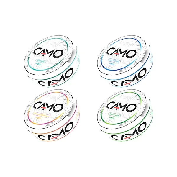 6mg Camo Nicotine Pouches – 20 Pouches