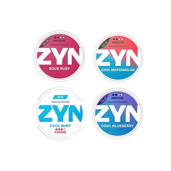 6mg ZYN Medium Nicotine Pouches – 21 Pouches