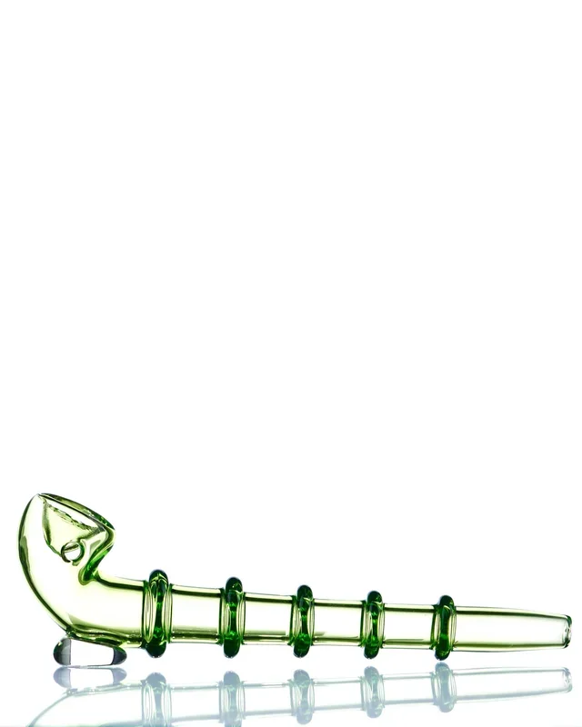 7” Green Sherlock Hand Pipe