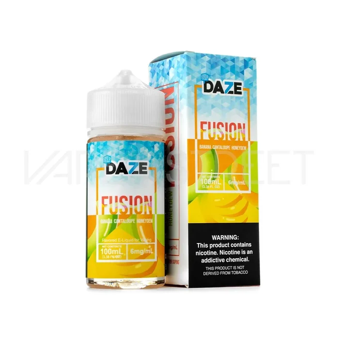 7 Daze Fusion Iced TFN Banana Cantaloupe Honeydew (100ml)