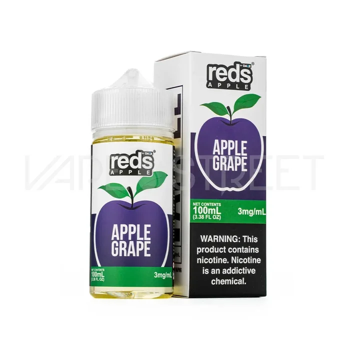 7 Daze Reds Apple Ejuice Grape (100ml)