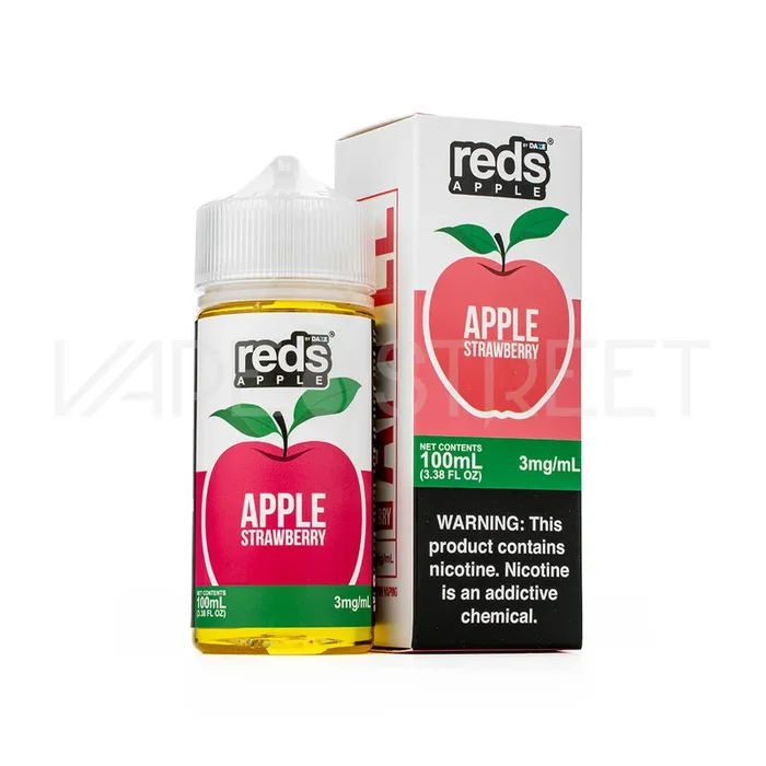 7 Daze Reds Apple Ejuice Strawberry (100ml)