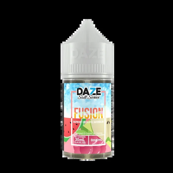 7 Daze Salt Fusion Series Raspberry Green Apple Watermelon Iced