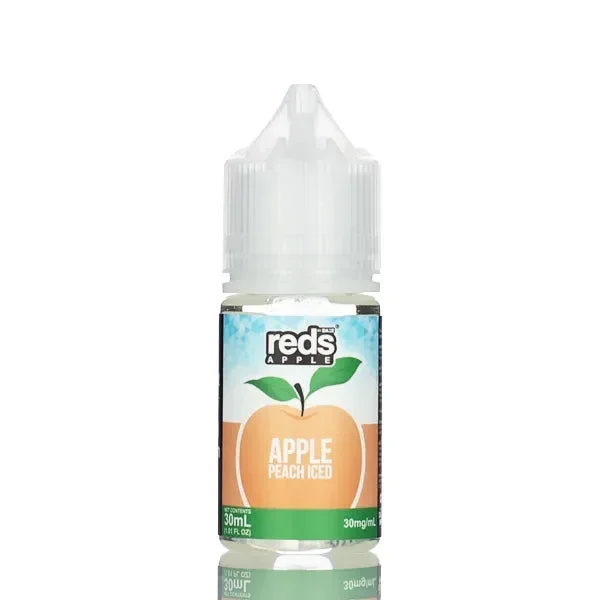 7 Daze TFN Salt Series – Reds Apple eJuice – Peach Iced – 30ml
