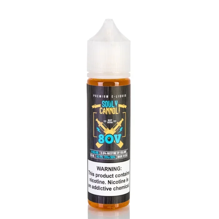 80V eLiquid 60mL – Souly Cannoli –