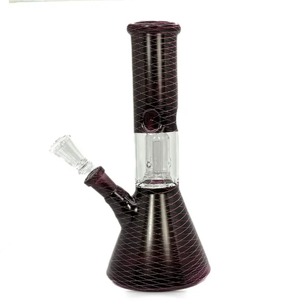 9″ Pink and Black Water Pipe –