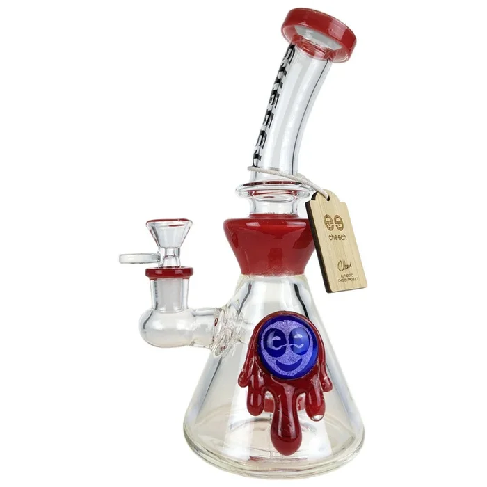 9” Cheech Glass Pendant Hanger Banger Perc Water Pipe w/ Bowl&Banger