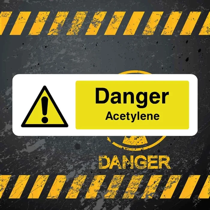 Acetylene Hazard Sign