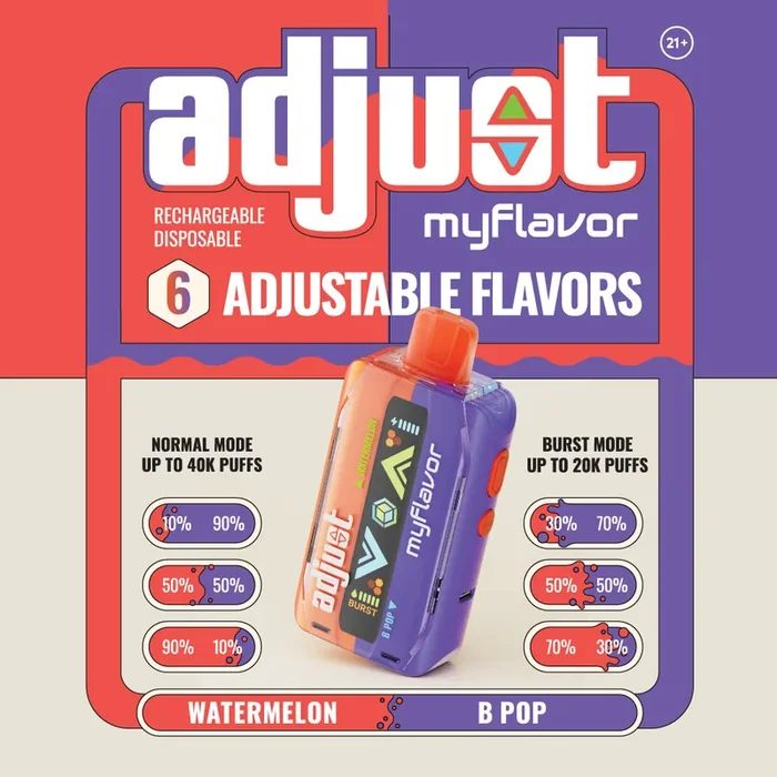 adjust myflavor 40K Disposable Device – 40000 Puffs