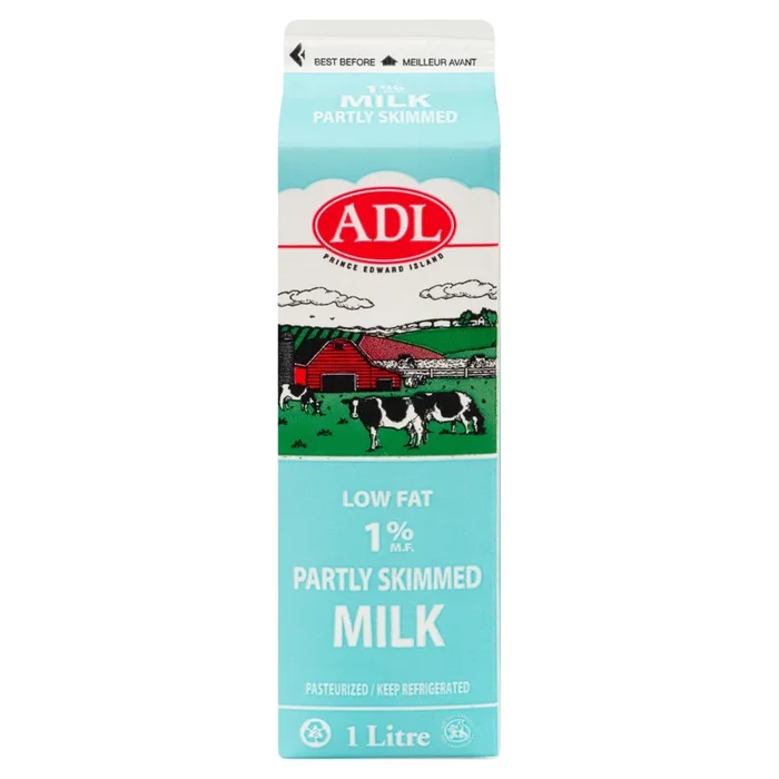 ADL Partly Skimmed Milk 1 % M.F. – 1L
