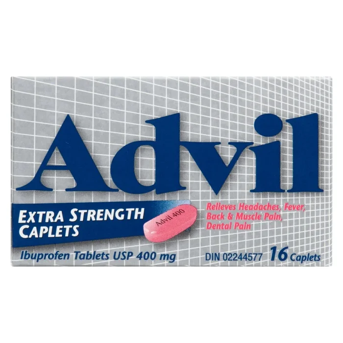 Advil Extra Strength Ibuprofen Tablets USP 400-mg Caplets, 16-Pack