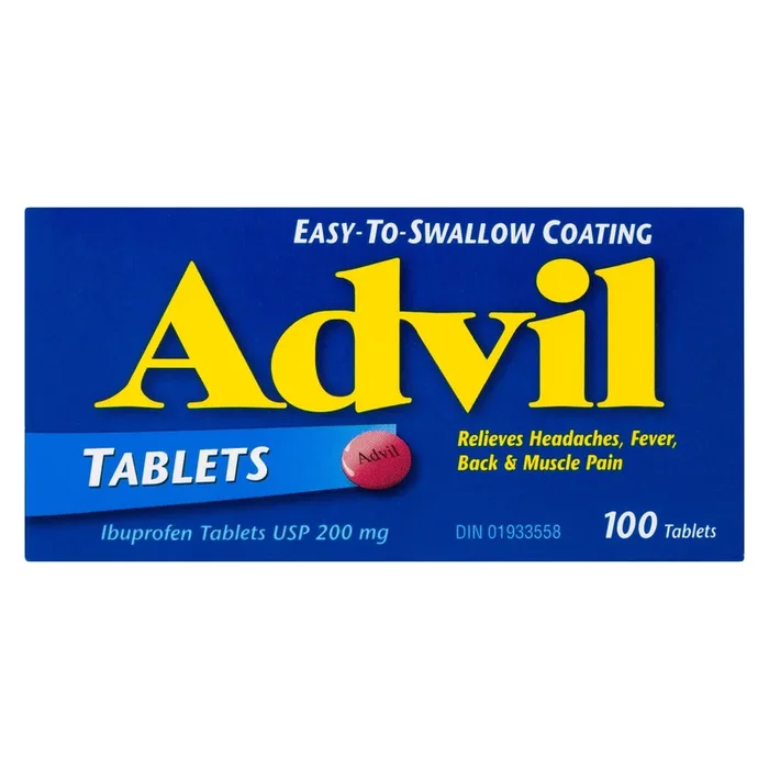 Advil Ibuprofen Tablets USP 200-mg Tablets, 100-Pack