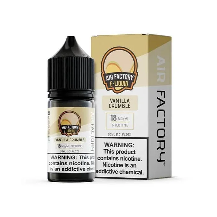 Air Factory Salt Vanilla Crumble eJuice