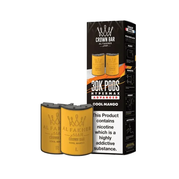 Al Fakher 30K Hypermax Cool Mango Refill Pod