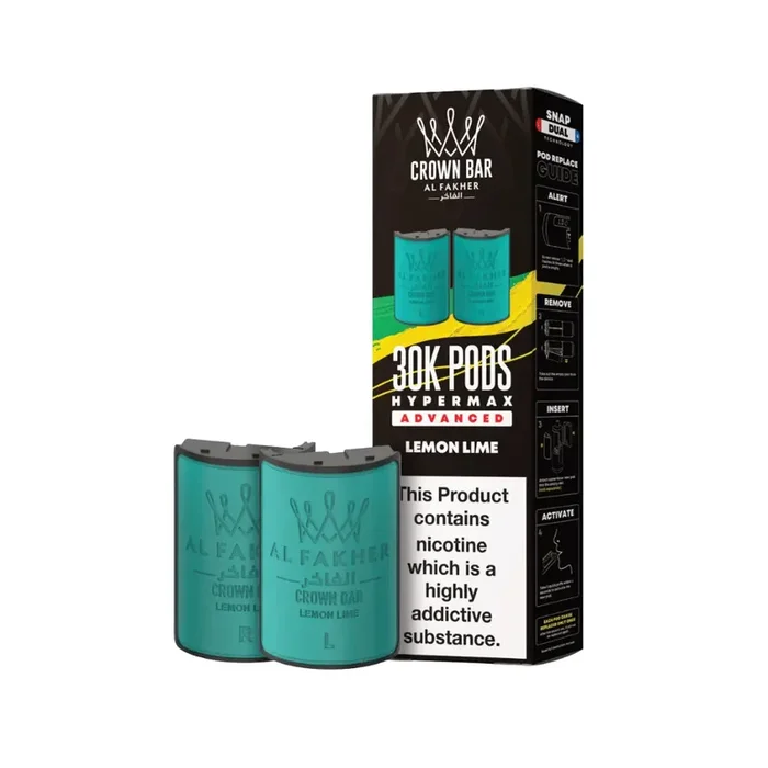 Al Fakher 30K Hypermax Lemon Lime Refill Pod