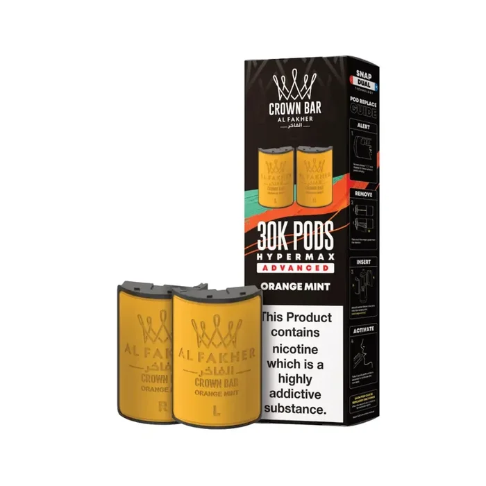 Al Fakher 30K Hypermax Orange Mint Refill Pod