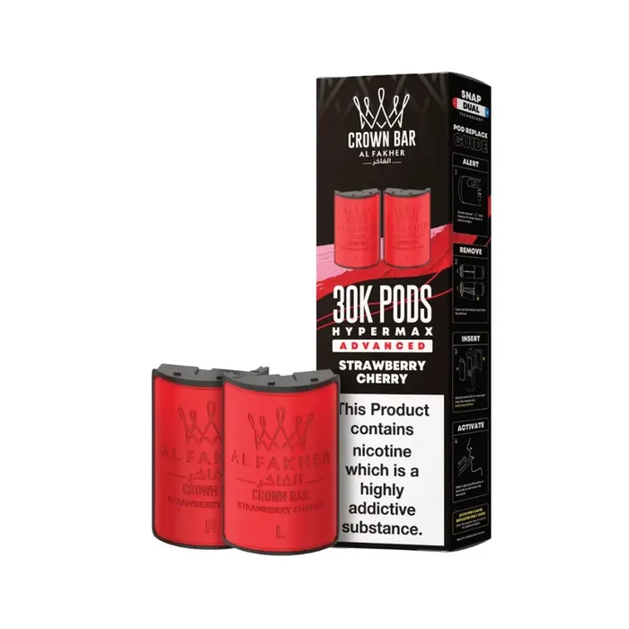 Al Fakher 30K Hypermax Strawberry Cherry Refill Pod