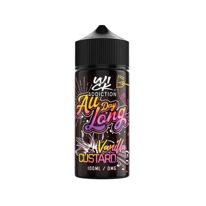 All Day Long Vanilla Custard 100ml By Wick Addiction