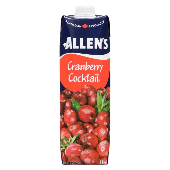 Allen’s Cranberry Juice, 1 L
