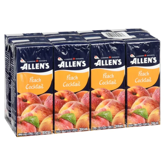 Allen’s Peach Cocktail, 8-Pack, 200 ml