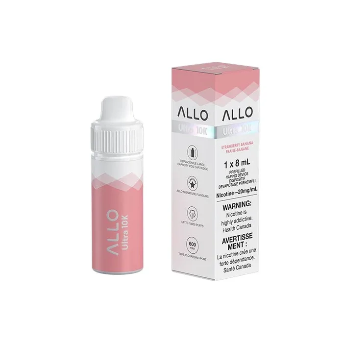 ALLO Ultra 10k Hybrid Disposable – Strawberry Banana