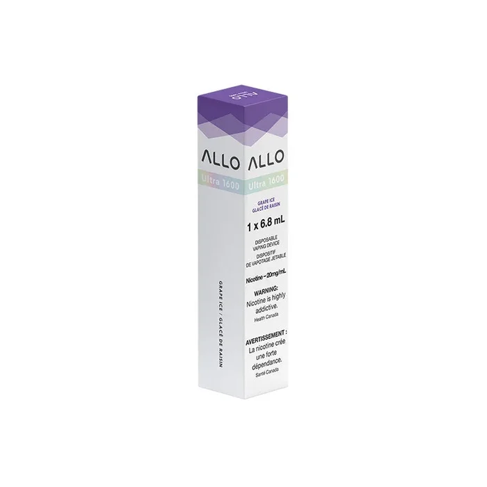 ALLO Ultra 1600 Disposable Vape – Grape Ice