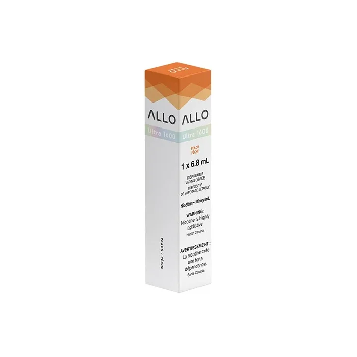 ALLO Ultra 1600 Disposable Vape – Peach
