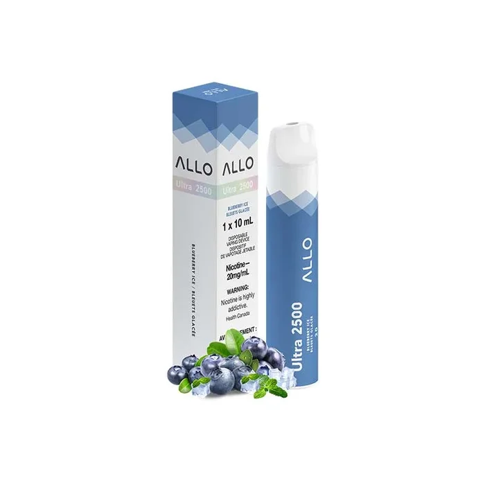ALLO Ultra 2500 Disposable Vape – Blueberry Ice