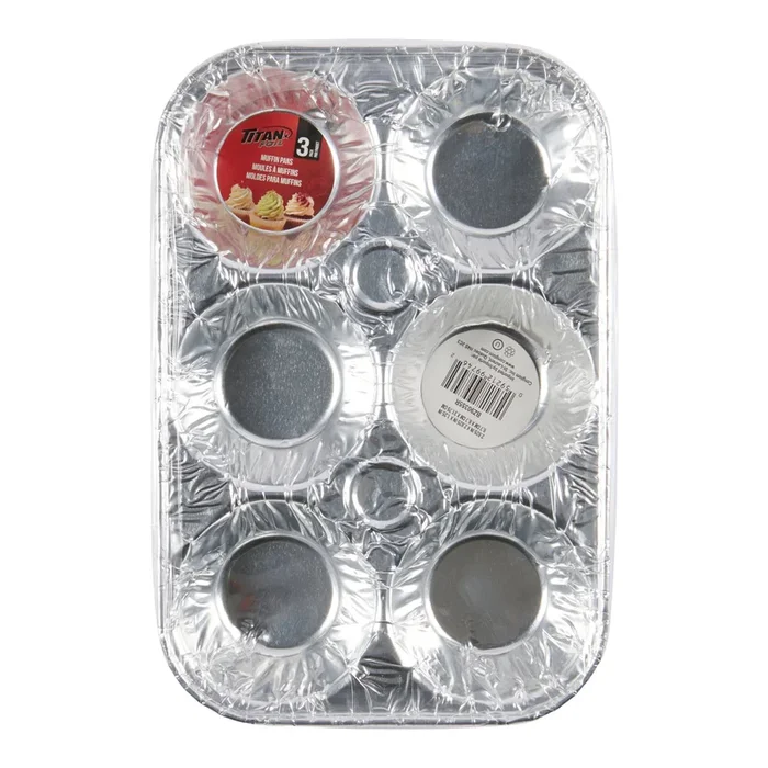 Aluminum Foil Muffin Pans, 3-Pack