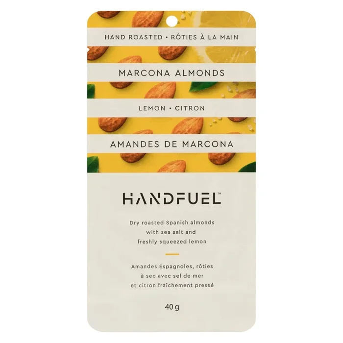 Amandes Marcona au citron Handfuel, 40 g