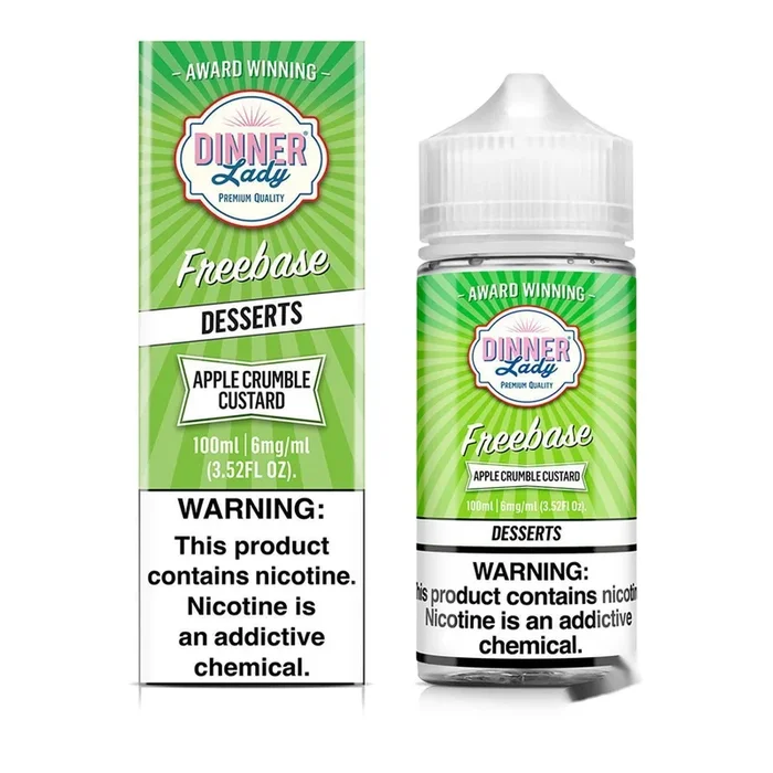 Apple Crumble Custard – Dinner Lady Freebase 100mL