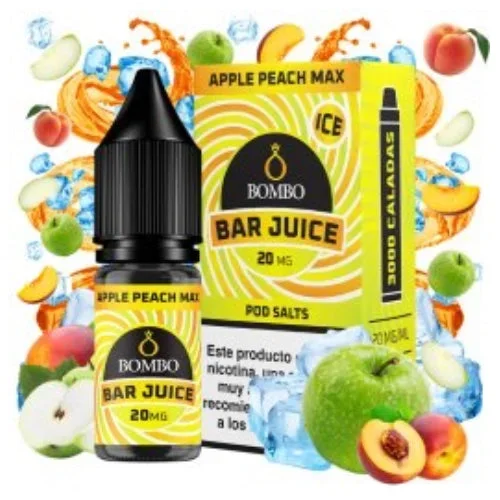 Apple Peach Max 10ml (Sales de nicotina) (Bar Juice by Bombo)