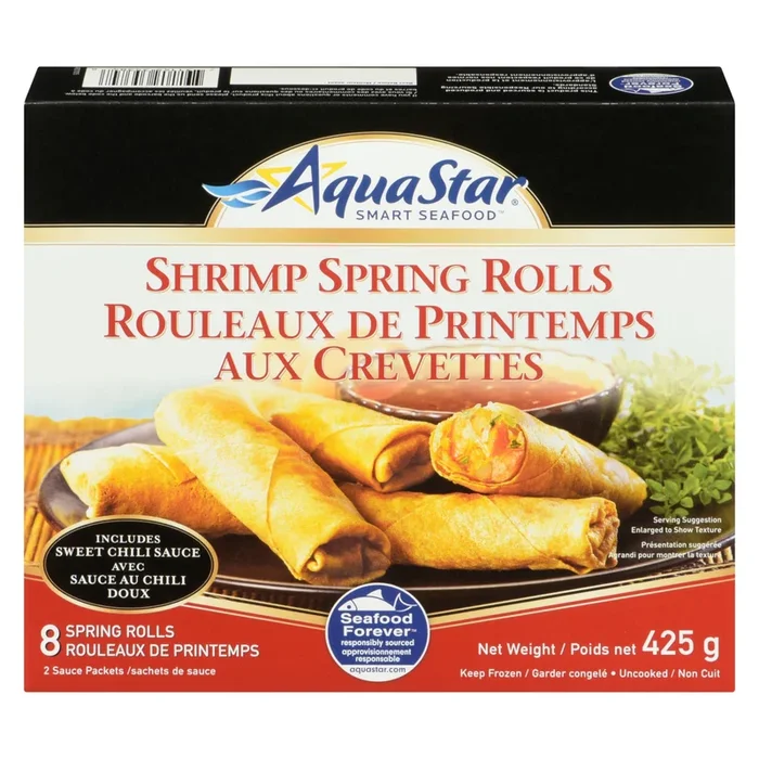 AquaStar Shrimp Spring Rolls 8pk. – 425g