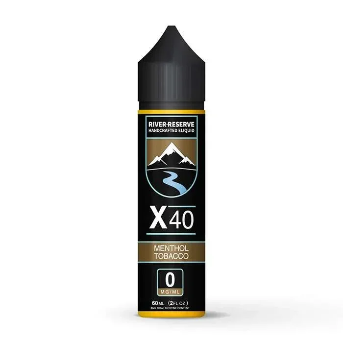 Arctic Tobacco X-40 E-Liquid by River Reserve